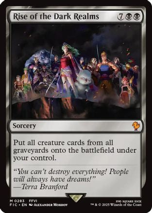 Rise of the Dark Realms (Surge Foil) (283) [Commander: FINAL FANTASY]  Foil