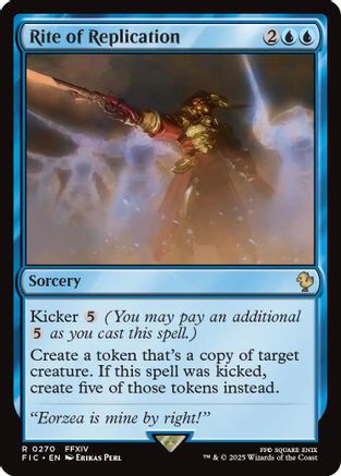 Rite of Replication (Surge Foil) (270) [Commander: FINAL FANTASY]  Foil