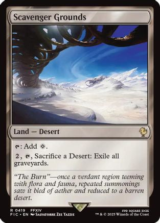 Scavenger Grounds (Surge Foil) (419) [Commander: FINAL FANTASY]  Foil