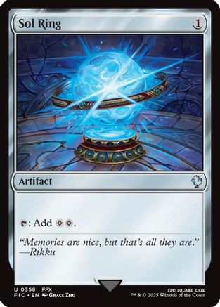 Sol Ring (0358) (Surge Foil) (358) [Commander: FINAL FANTASY]  Foil