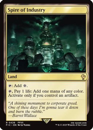 Spire of Industry (Surge Foil) (426) [Commander: FINAL FANTASY]  Foil