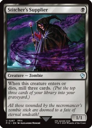 Stitcher's Supplier (Surge Foil) (287) [Commander: FINAL FANTASY]  Foil