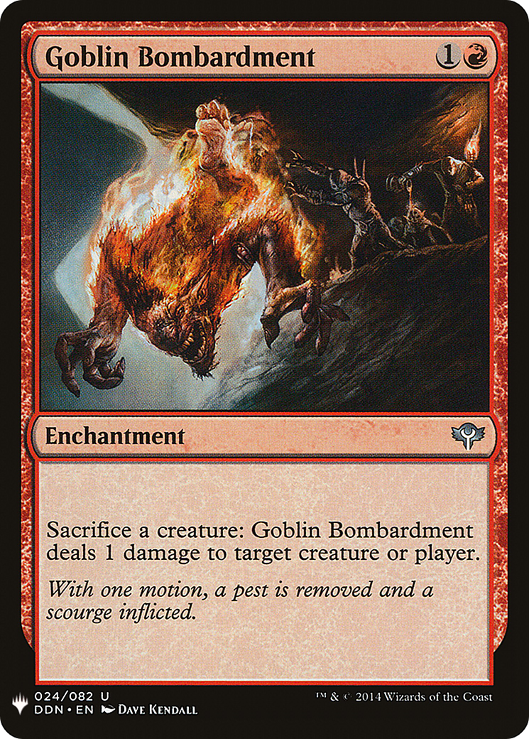 Goblin Bombardment |  (DDN-24) [The List]