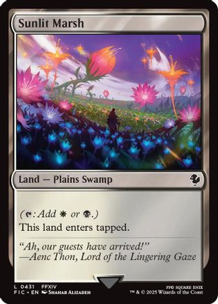 Sunlit Marsh (Surge Foil) (431) [Commander: FINAL FANTASY]  Foil