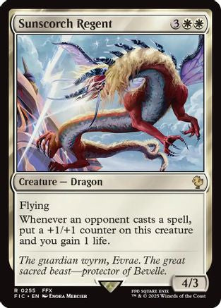 Sunscorch Regent (Surge Foil) (255) [Commander: FINAL FANTASY]  Foil