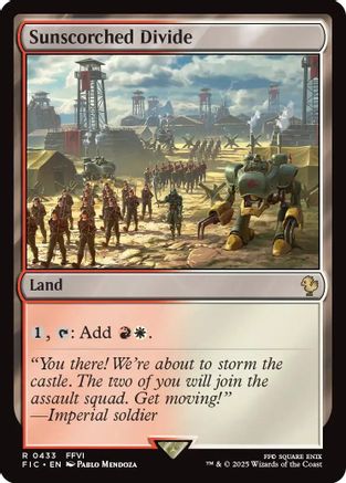 Sunscorched Divide (Surge Foil) (433) [Commander: FINAL FANTASY]  Foil