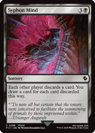 Syphon Mind (Surge Foil) (288) [Commander: FINAL FANTASY]  Foil