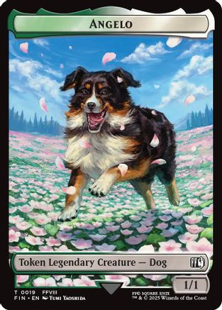 Angelo // Darkstar Double-Sided Token (19 // 20) [FINAL FANTASY]