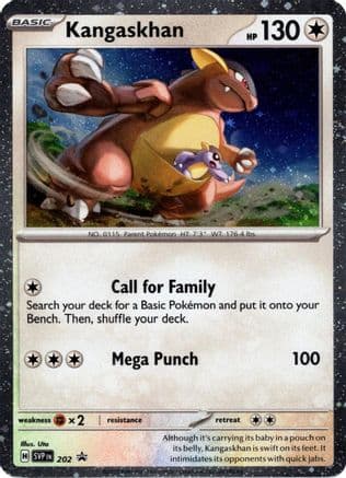 Kangaskhan (Cosmos Holo) 202- SV Scarlet & Violet Promo Cards Holofoil