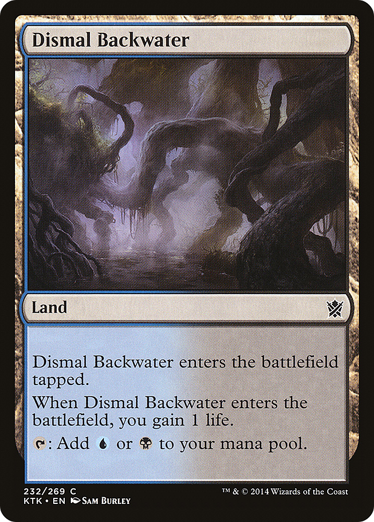 Dismal Backwater [Khans of Tarkir] Foil