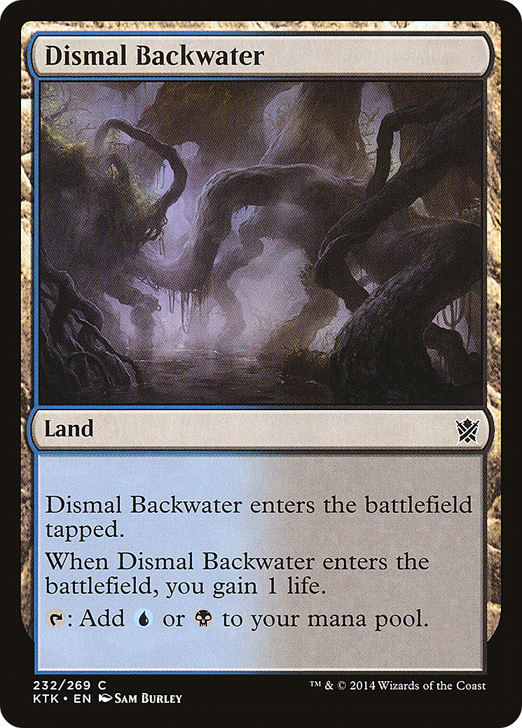 Dismal Backwater [Khans of Tarkir] Foil
