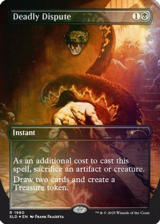 Deadly Dispute (1980) (Rainbow Foil) (1980) [Secret Lair Drop Series]  Foil