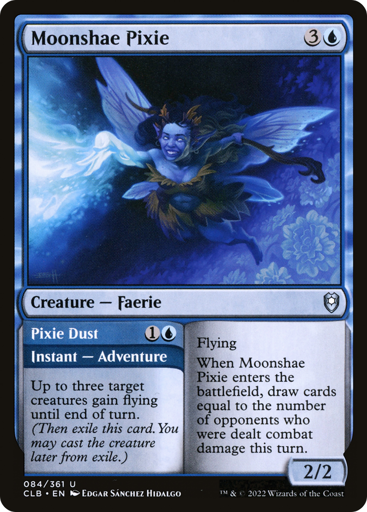 Moonshae Pixie // Pixie Dust [Commander Legends: Battle for Baldur's Gate] Foil