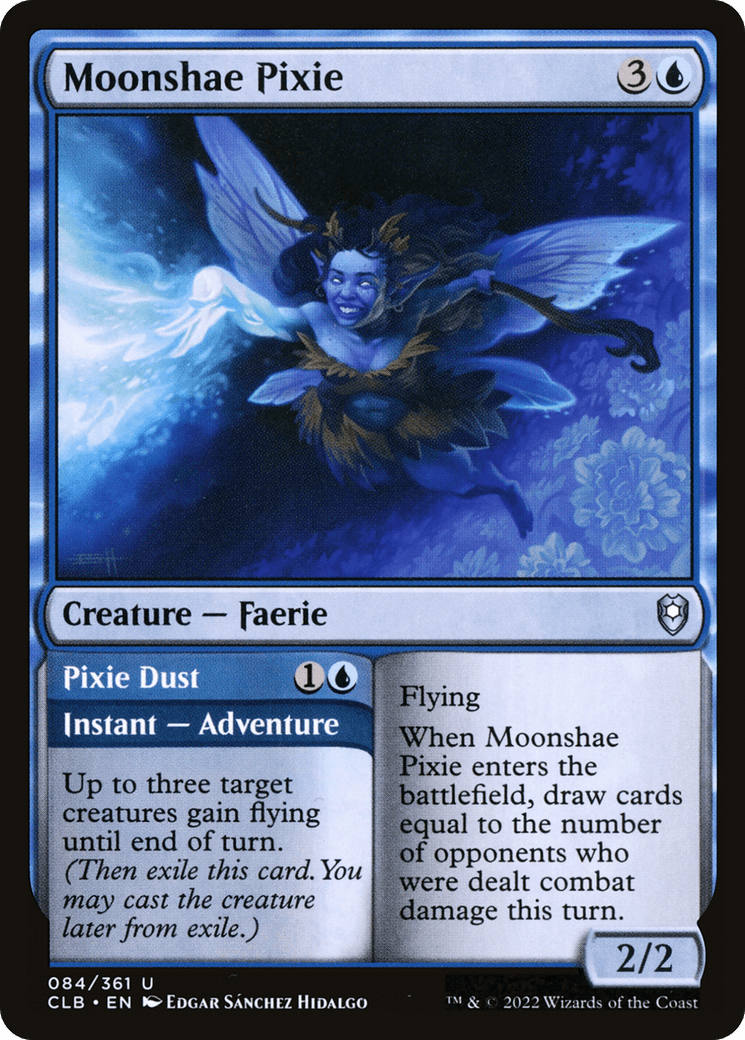 Moonshae Pixie // Pixie Dust [Commander Legends: Battle for Baldur's Gate] Foil