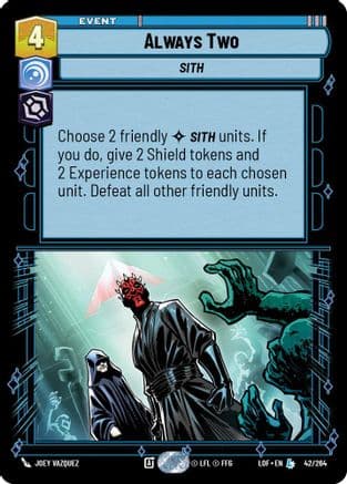 Always Two |  (042/264)  [Legends of the Force]
