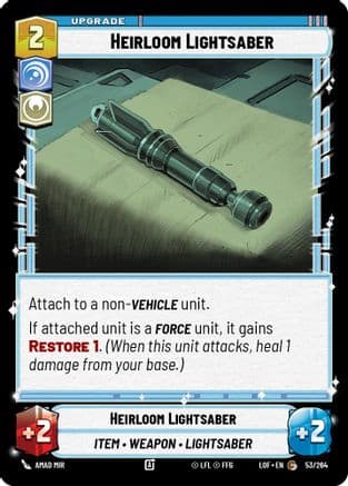 Heirloom Lightsaber |  (053/264)  [Legends of the Force]