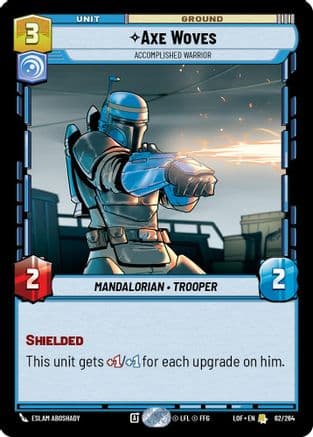 Axe Woves - Accomplished Warrior |  (062/264)  [Legends of the Force]