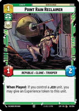 Point Rain Reclaimer |  (092/264)  [Legends of the Force]