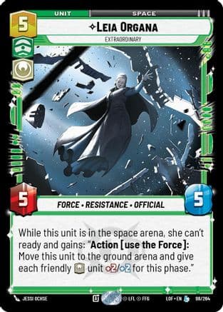 Leia Organa - Extraordinary |  (098/264)  [Legends of the Force]