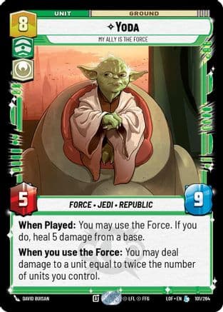 Yoda - My Ally is the Force |  (101/264)  [Legends of the Force]
