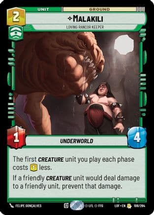 Malakili - Loving Rancor Keeper |  (108/264)  [Legends of the Force]