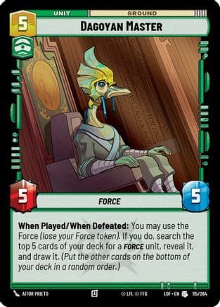 Dagoyan Master |  (115/264)  [Legends of the Force]