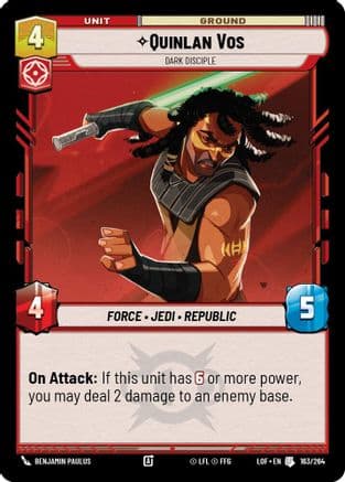 Quinlan Vos - Dark Disciple |  (163/264)  [Legends of the Force]