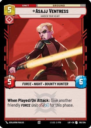 Asajj Ventress - Harden Your Heart |  (165/264)  [Legends of the Force]