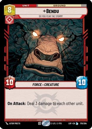 Bendu - Do You Fear the Storm? |  (170/264)  [Legends of the Force]
