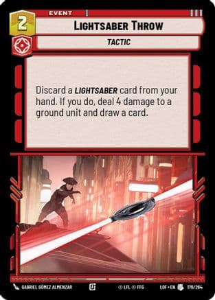 Lightsaber Throw |  (176/264)  [Legends of the Force]