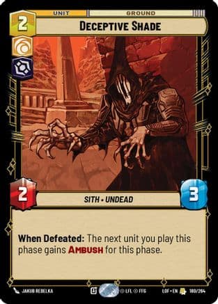 Deceptive Shade |  (180/264)  [Legends of the Force]