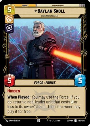 Baylan Skoll - Enigmatic Master |  (185/264)  [Legends of the Force]