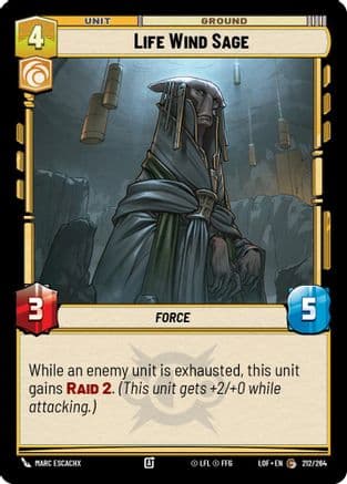 Life Wind Sage |  (212/264)  [Legends of the Force]