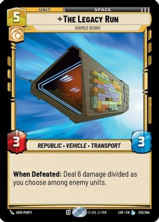 The Legacy Run - Doomed Debris |  (213/264)  [Legends of the Force]