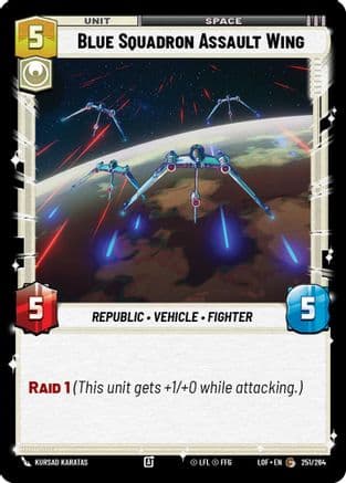 Blue Squadron Assault Wing |  (251/264)  [Legends of the Force]