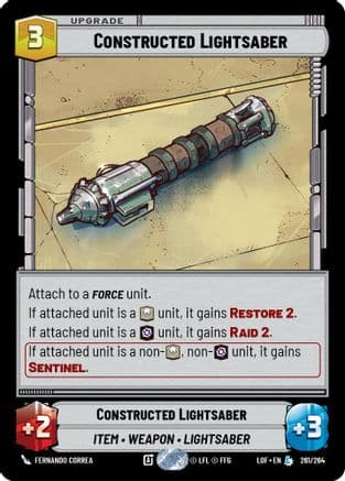 Constructed Lightsaber |  (261/264)  [Legends of the Force]