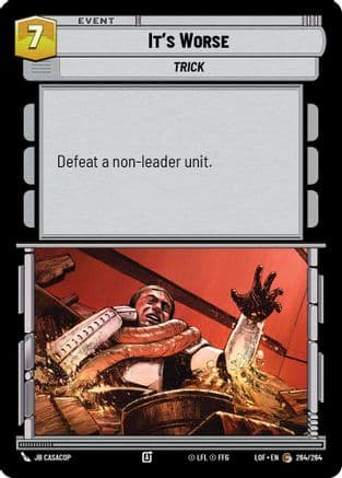 It's Worse |  (264/264)  [Legends of the Force]