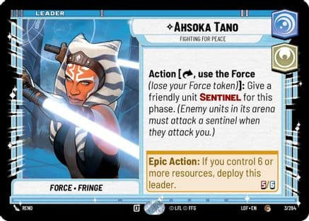 Ahsoka Tano - Fighting For Peace |  (003/264)  [Legends of the Force]