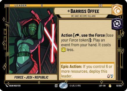 Barriss Offee - We Have Become Villains |  (013/264)  [Legends of the Force]
