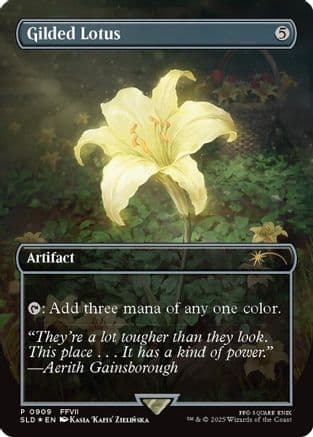 Gilded Lotus (Rainbow Foil) (909) (909) [Secret Lair Drop Series]  Foil