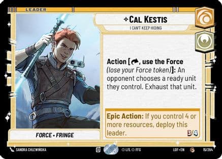 Cal Kestis - I Can't Keep Hiding |  (015/264)  [Legends of the Force]