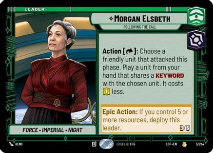 Morgan Elsbeth - Following the Call |  (005/264)  [Legends of the Force]
