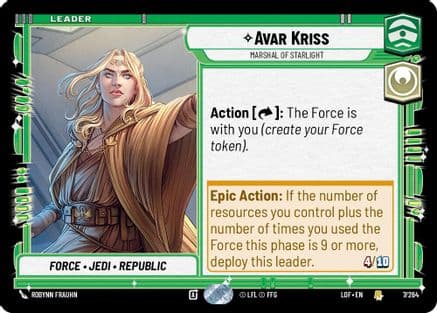 Avar Kriss - Marshal of Starlight |  (007/264)  [Legends of the Force]