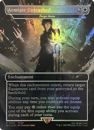 Armiger Unleashed - Forge Anew (Rainbow Foil) (7002) [Secret Lair Drop Series]  Foil