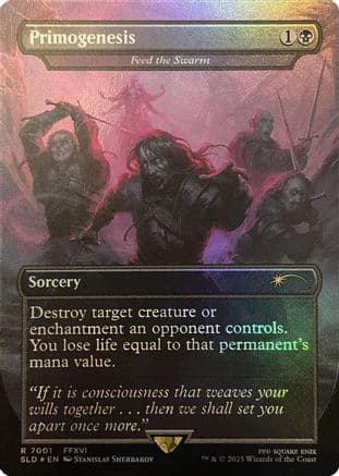 Primogenesis - Feed the Swarm (Rainbow Foil) (7001) [Secret Lair Drop Series]  Foil