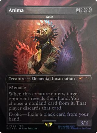 Anima - Grief (Rainbow Foil) (7006) [Secret Lair Drop Series]  Foil