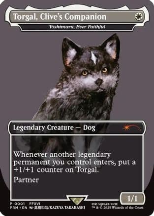 Torgal, Clive's Companion - Yoshimaru, Ever Faithful (MagicCon: Las Vegas 2025) (001) [Unique and Miscellaneous Promos]  Foil