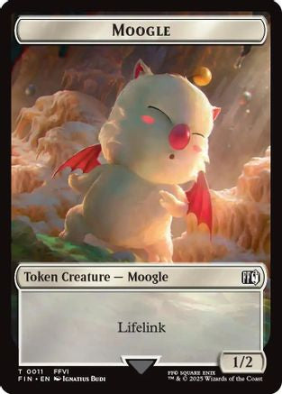 Moogle (0011) // Copy (0001) Double-Sided Token (11 // 1) [FINAL FANTASY]