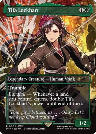 Tifa Lockhart (Borderless) (002) [MagicFest Cards]  Foil