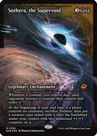 Sothera, the Supervoid (Showcase) (360) [Edge of Eternities]  Foil